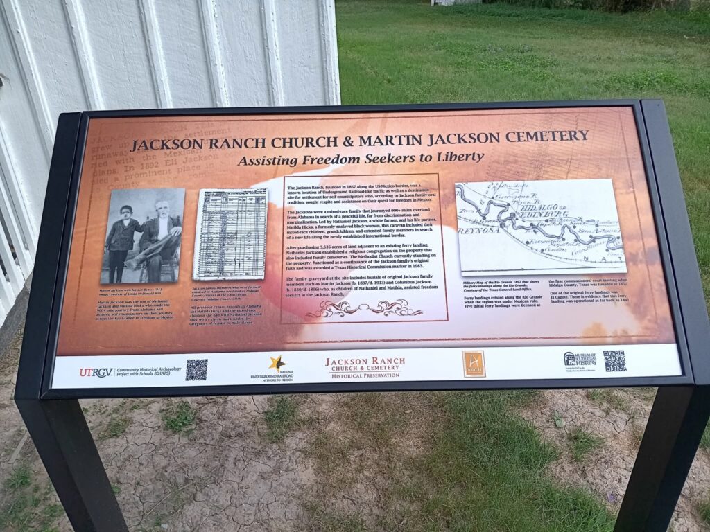 Jackson Ranch Church and Martin Jackson Cemetery – Hidalgo County, Texas